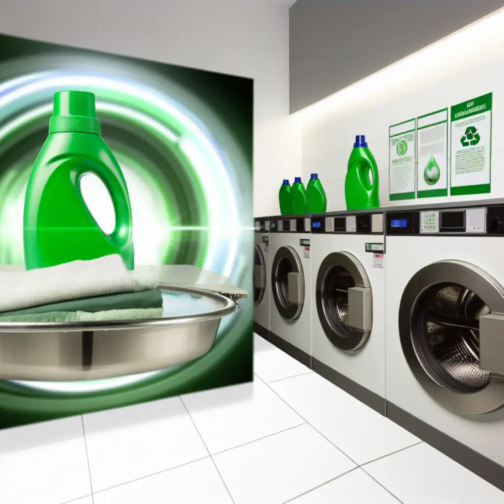 Környezetbarát mosógép WAFFLE ADVERTISING LTD mosodában