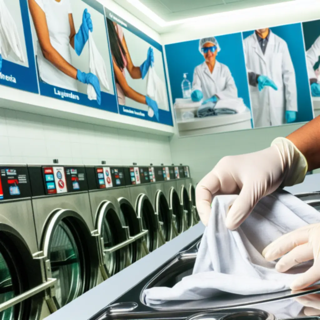 Ruhatisztítási folyamat higiéniai ellenőrzése