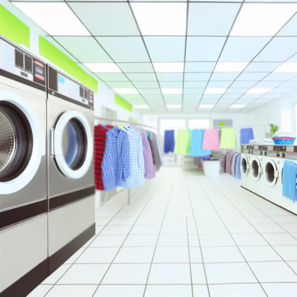 Modern mosógépek a WAFFLE ADVERTISING LTD mosodában