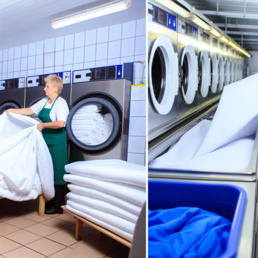 Tisztított ágynemű és függöny