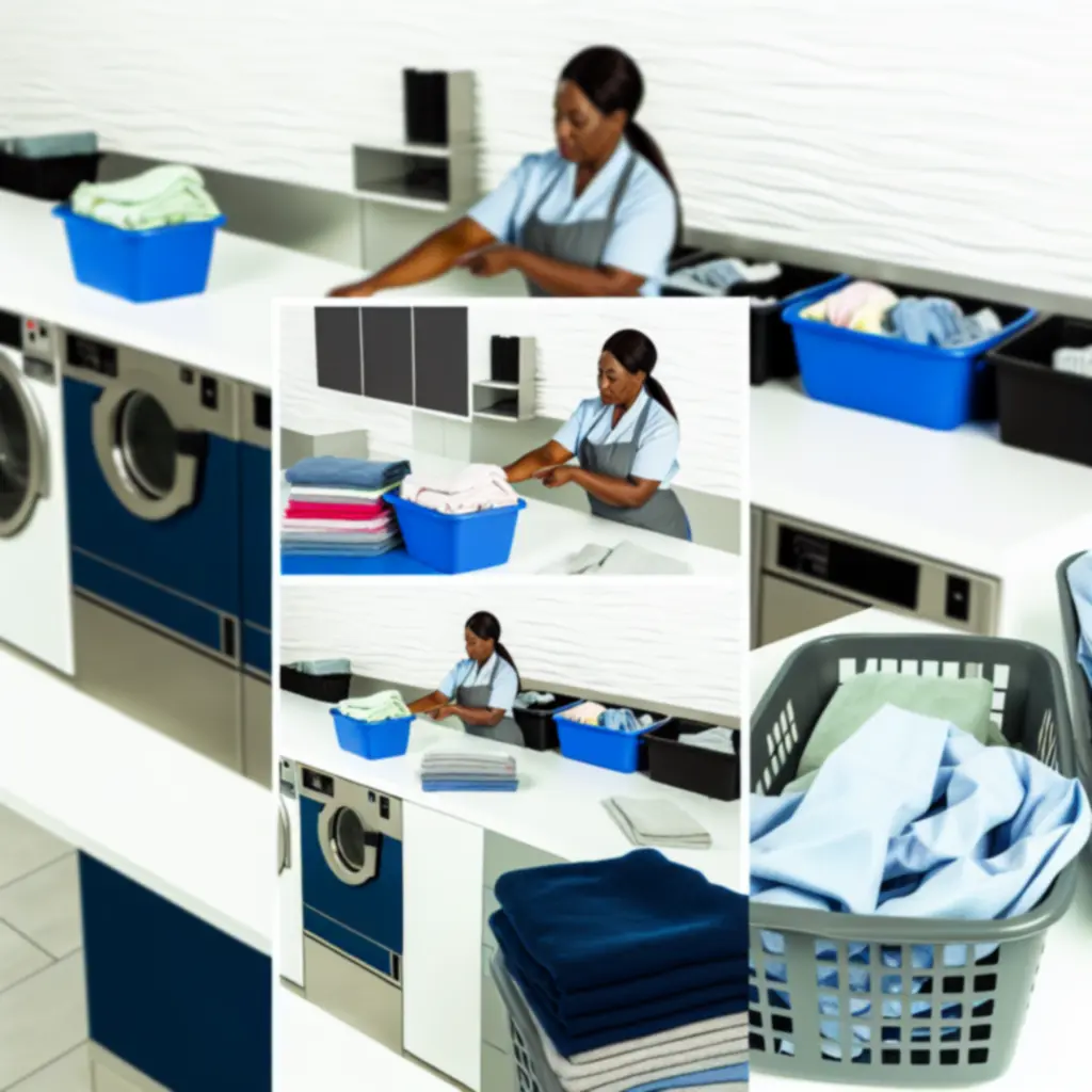 Ruhatisztítási folyamat a WAFFLE ADVERTISING LTD mosodában